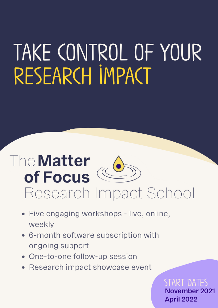 Image of Research Impact School brochure cover